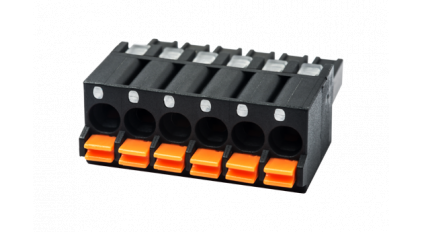 Клеммная колодка DINKLE 0225-0312, 12 контактов, сечение провода - мм2, ток 17.5 A фото 1