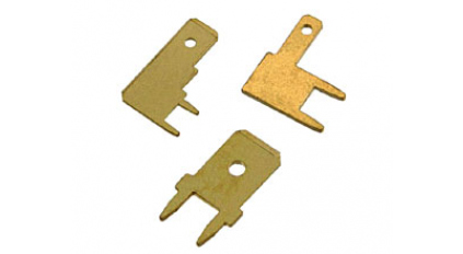 Клемма штыревая плоская на плату  KST PC250-901LR (1000шт) фото 1