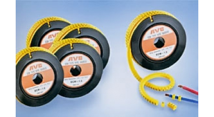 Маркеры кабельные AVC ECM-1.5R-V (1000шт) фото 1