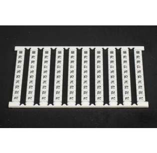 Маркер для клеммников DIN DINKLE TM07W-FH08