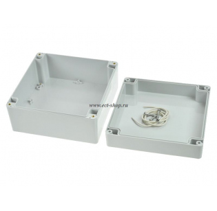 Корпус для РЭА GAINTA G288, 160x160x90 мм, Поликарбонат, Светло-серый