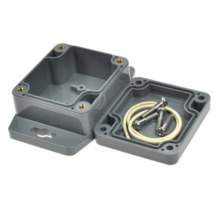 Корпус для РЭА GAINTA G302MF, 64x58x35 мм, ABS, Темно-серый