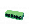 Клеммная колодка DINKLE ECH381R-03P, 3 контакта, сечение провода - мм2, ток 14 A, Зеленый фото 5