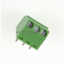 Клеммная колодка DINKLE EK381A-03P, Винтовая, 3 контакта, сечение провода 0.5-1.5 мм2, ток 12 A, Зеленый фото 2