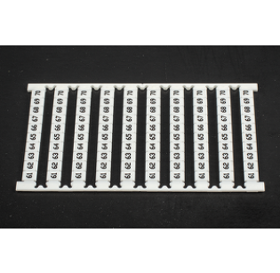 Маркер для клеммников DIN DINKLE TM07W-FH07