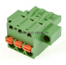Клеммная колодка DINKLE 2ESDSM-03P, Пружинная, 3 контакта, сечение провода 0.2-2.5 мм2, ток 12 A, Зеленый фото 4
