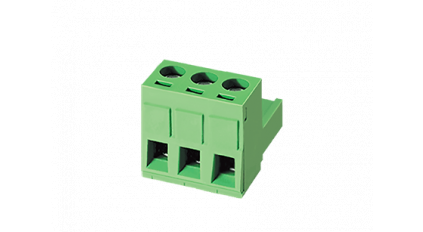 Клеммная колодка DINKLE 2ESDV-02P, Винтовая, 2 контакта, сечение провода 0.2-4 мм2, ток 18 A, Зеленый фото 3