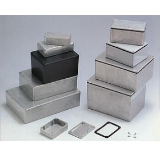 Корпус для РЭА GAINTA BS33BK, 165x127x75 мм, Алюминий, Черный