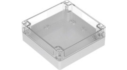 Корпус для РЭА GAINTA G287C, 160x160x60 мм, Поликарбонат, Светло-серый фото 1