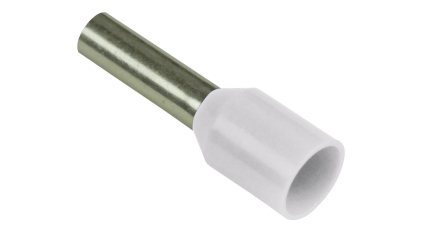 Наконечник кабельный втулочный KST E7506 WHITE (1000шт) фото 1