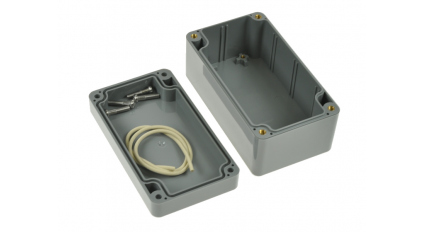 Корпус для РЭА GAINTA G308, 115x65x55 мм, ABS, Темно-серый фото 1