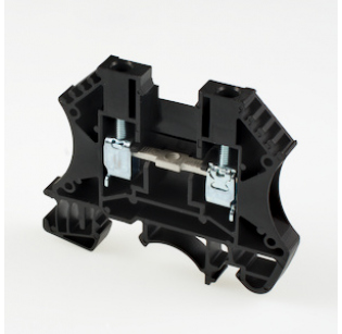 Клеммная колодка DINKLE DK4BK, Винтовая, сечение провода 0.5-4 мм2, ток 32 A, Черный