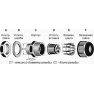 Кабельный ввод AVC FGA17-H5-02B фото 4