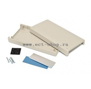 Корпус для РЭА GAINTA G452A, 190x100x40 мм, ABS, Светло-серый