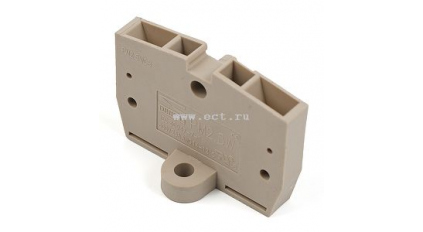 Клеммная колодка DINKLE PM2.5WCB, Винтовая, сечение провода 0.5-2.5 мм2, ток 25 A, Бежевый фото 1