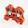 Клеммная колодка DINKLE DK6OR, Винтовая, сечение провода 0.5-6 мм2, ток 41 A, Оранжевый фото 3