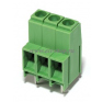 Клеммная колодка DINKLE EPK635VN-03P, Винтовая, 3 контакта, сечение провода 0.2-6 мм2, ток 35 A, Зеленый фото 2