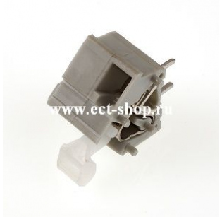 Клеммная колодка DINKLE WKR116A, Пружина, 1 контакт, сечение провода 0.5-2.5 мм2, ток 24 A, Серый