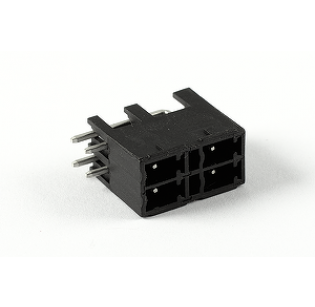 Клеммная колодка DINKLE 0221-2204L, 4 контакта, сечение провода - мм2, ток 8 A, Черный