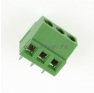 Клеммная колодка DINKLE TB18V-03P, Винтовая, 3 контакта, сечение провода 0.5-2.5 мм2, ток 20 A, Зеленый фото 2