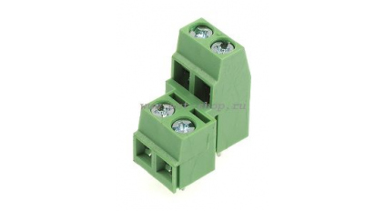 Клеммная колодка DINKLE EELK508V-04P, Винтовая, 4 контакта, сечение провода 0.5-1.5 мм2, ток 14 A, Зеленый фото 1