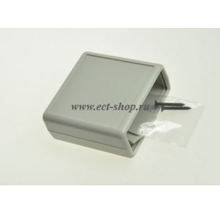 Корпус для РЭА GAINTA G512G-2$, 66x66x28 мм, ABS, Светло-серый