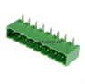 Клеммная колодка DINKLE 5EHDRC-08P, 8 контактов, сечение провода - мм2, ток 18 A, Зеленый фото 2