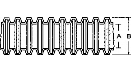 Гофротруба пластиковая AVC NGP-05B-AA (300м) фото 2