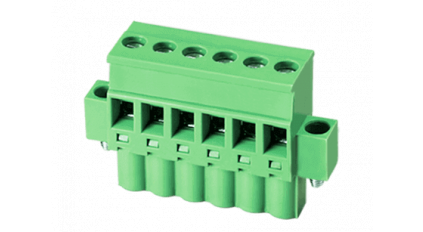 Клеммная колодка DINKLE 5ESDPLM-03P, Винт, 3 контакта, сечение провода 0.2-4 мм2, ток 18 A, Зеленый фото 2