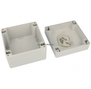 Корпус для РЭА GAINTA G279, 120x120x90 мм, Поликарбонат, Светло-серый