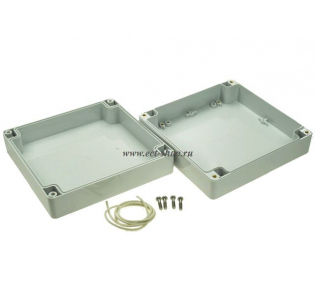 Корпус для РЭА GAINTA G287, 160x160x60 мм, Поликарбонат, Светло-серый