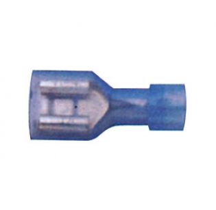 Кабельный разъем плоский faston 6.35 female KST FDV2-250-BLUE (100шт)
