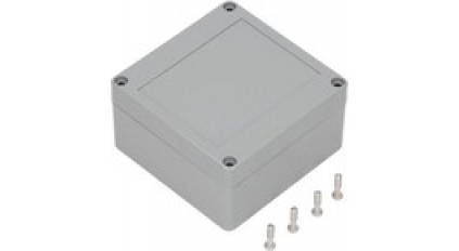 Корпус для РЭА GAINTA G3101, 100x100x55 мм, ABS, Темно-серый фото 2