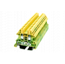 Клеммная колодка DIN GND.  DINKLE DK2.5N-PE фото 2
