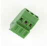 Клеммная колодка DINKLE EEK381V-03P, Винтовая, 3 контакта, сечение провода 0.5-1.5 мм2, ток 12 A, Зеленый фото 4