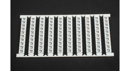 Маркер для клеммников DIN DINKLE TM07W-BH02 фото 1