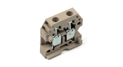 Клеммная колодка DINKLE PM2.5, Винтовая, сечение провода 0.5-2.5 мм2, ток 24 A, Бежевый фото 1