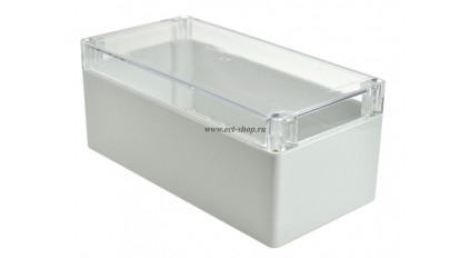 Корпус для РЭА GAINTA G2117C, 240x120x100 мм, Поликарбонат, Светло-серый фото 1