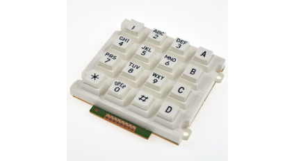 Клавиатура ACCORD AK-1607-A-WWB-WP фото 1