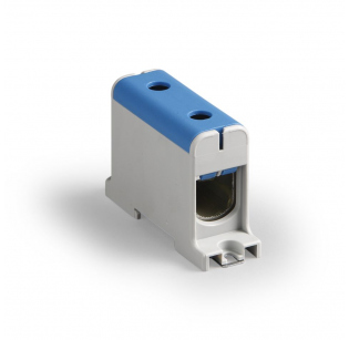 Клеммная колодка ENSTO KE63.2 (KE63.2R), сечение провода 35-150 мм2, ток 320 A, Синий