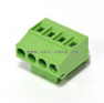 Клеммная колодка DINKLE 5ES-4PL, Винтовая, 4 контакта, сечение провода 0.25-2.5 мм2, ток 18 A, Зеленый фото 3