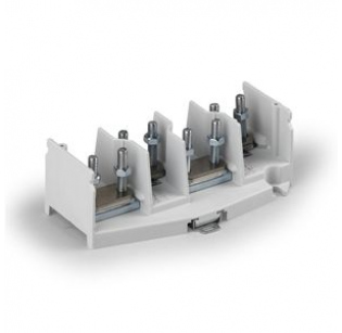 Клеммная колодка ENSTO KF7.70, шпилька, сечение провода 6-70 мм2, ток 192 A, Белый
