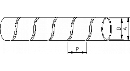 Бандаж кабельный спиральный AVC ASW-12-O (10м) фото 3