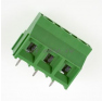 Клеммная колодка DINKLE EK950V-03P, Винтовая, 3 контакта, сечение провода 0.5-4 мм2, ток 32 A, Зеленый фото 2