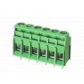 Клеммная колодка DINKLE ESK508V-03P, Винтовая, 3 контакта, сечение провода 0.5-2.5 мм2, ток 24 A, Зеленый фото 6