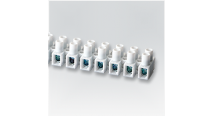 Клеммная колодка HEAVY POW. PA20P, Винтовая, 12 контактов, сечение провода 0.5-4 мм2, ток 24 A, Белый фото 2