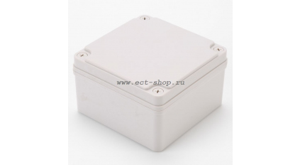 Корпус для РЭА WME (YEE) EPA121207G, 125x125x75 мм, ABS, Светло-серый фото 1