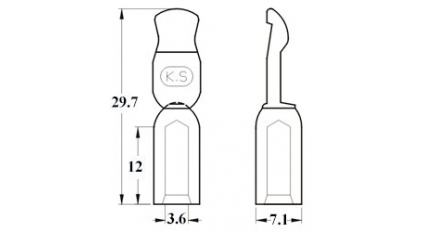 Контакт разъема KST BMC5AG фото 4