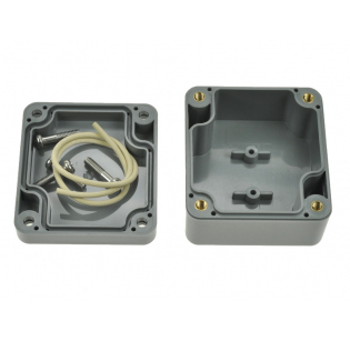 Корпус для РЭА GAINTA G302, 64x58x35 мм, ABS, Темно-серый