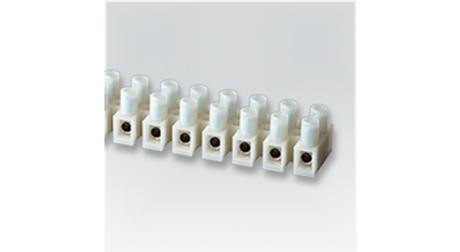 Клеммная колодка HEAVY POW. PA8HDS, Винтовая, 12 контактов, сечение провода 0.75-1.5 мм2, ток 17.5 A, Белый фото 1